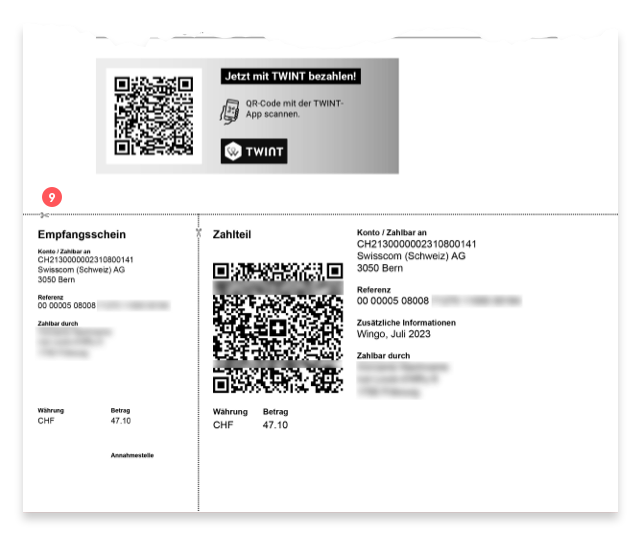 Brand Mobile Invoice Explanation Part 4 DE