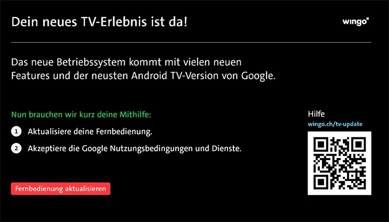 TV Box Aktualisierung