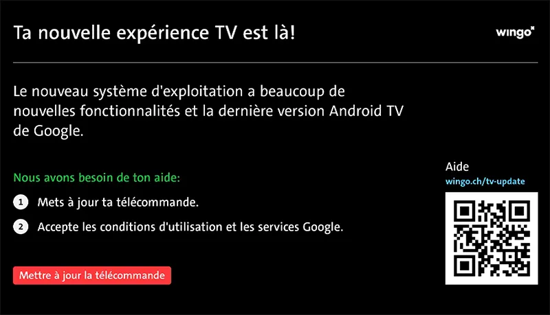 Mise à jour TV Box