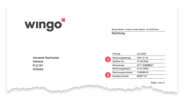 Brand Mobile Invoice Explanation Part 1 DE